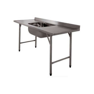 Bancada com Estrutura – 1 Cuba Inox